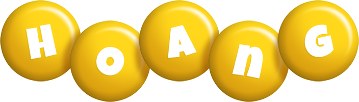 Hoang candy-yellow logo