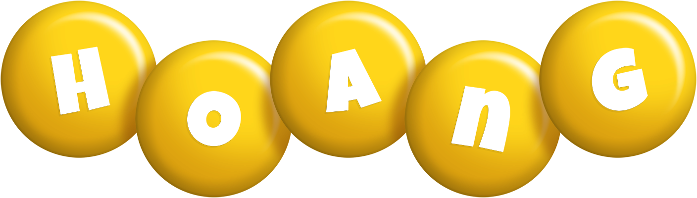 Hoang candy-yellow logo