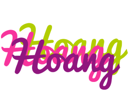 Hoang flowers logo