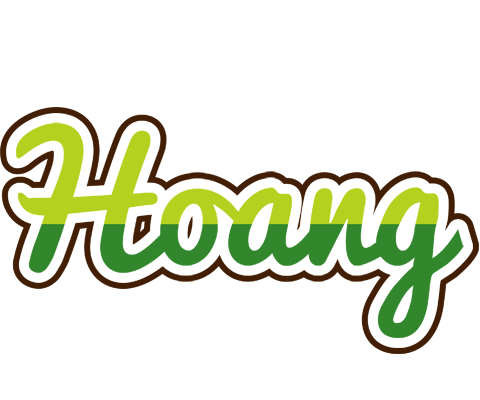 Hoang golfing logo