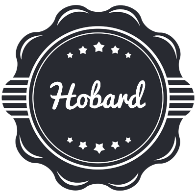 Hobard badge logo