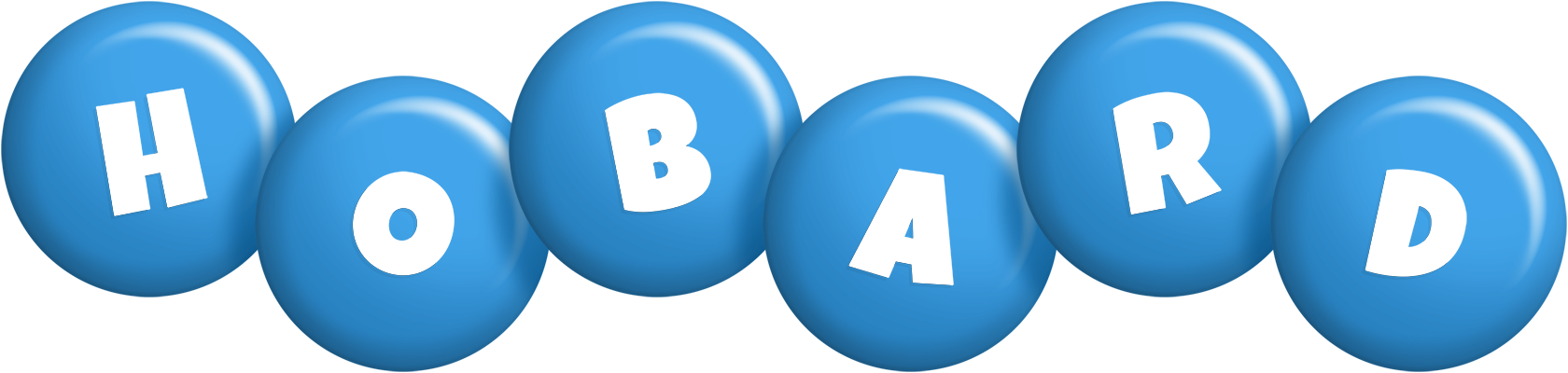 Hobard candy-blue logo