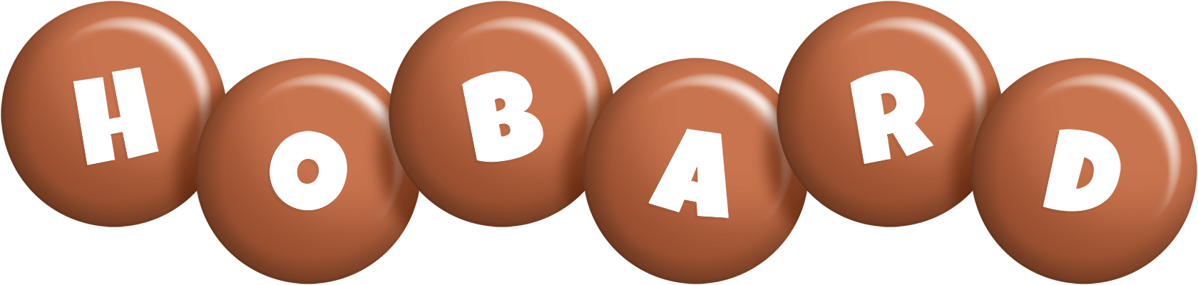 Hobard candy-brown logo