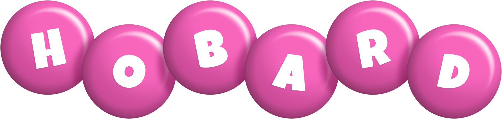 Hobard candy-pink logo