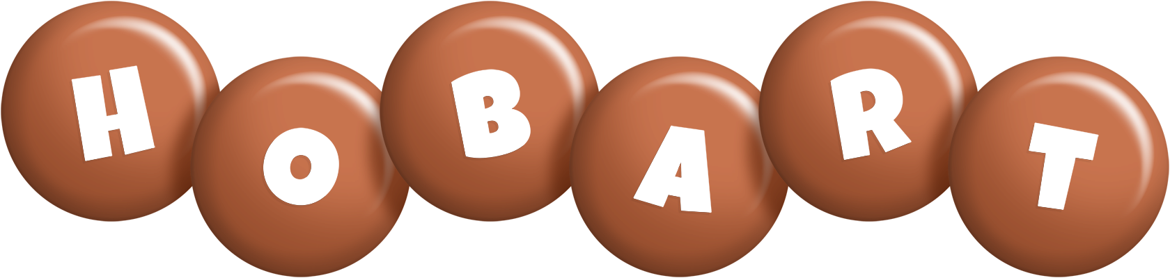 Hobart candy-brown logo