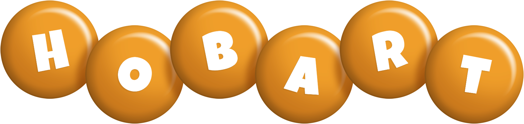 Hobart candy-orange logo