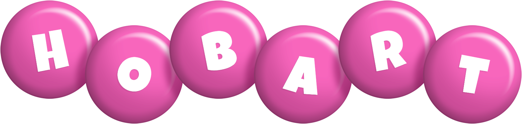 Hobart candy-pink logo