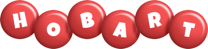 Hobart candy-red logo