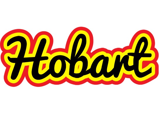 Hobart flaming logo