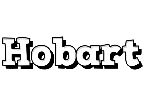 Hobart snowing logo