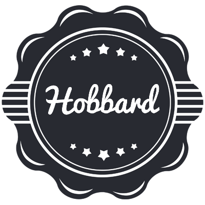 Hobbard badge logo