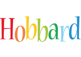 Hobbard birthday logo