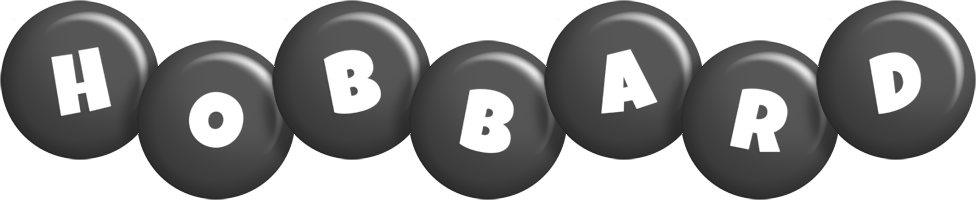 Hobbard candy-black logo