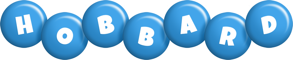 Hobbard candy-blue logo