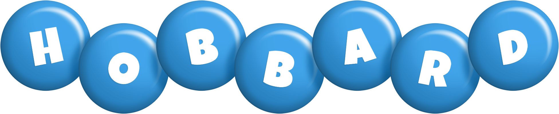 Hobbard candy-blue logo