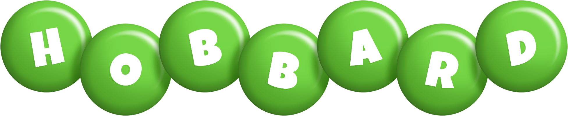 Hobbard candy-green logo