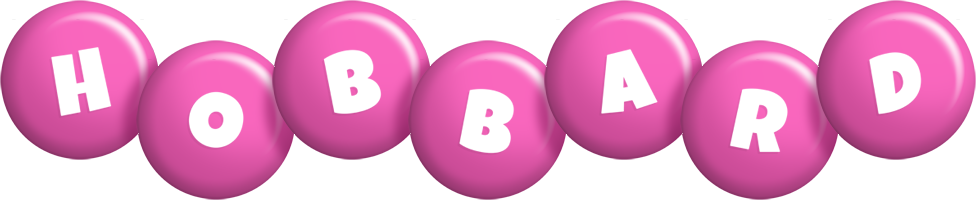 Hobbard candy-pink logo