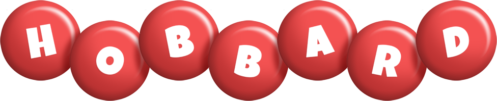 Hobbard candy-red logo