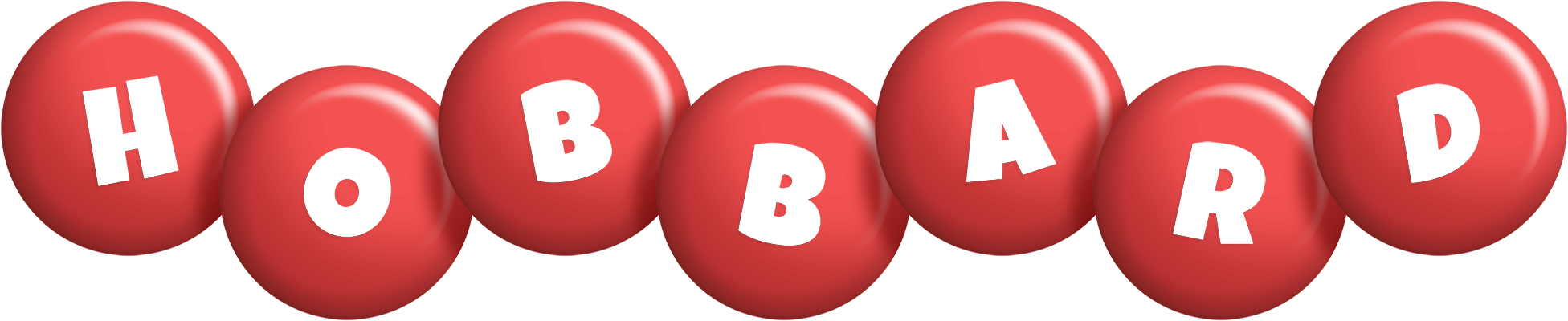 Hobbard candy-red logo