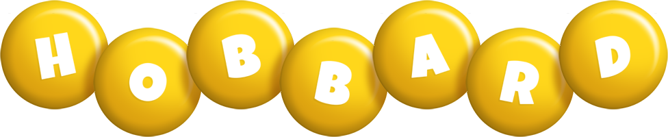 Hobbard candy-yellow logo