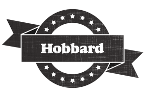 Hobbard grunge logo