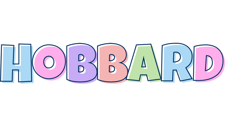 Hobbard pastel logo