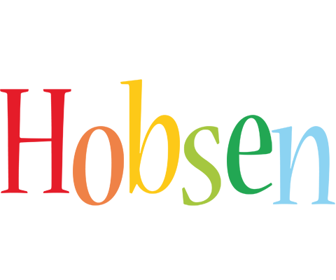 Hobsen birthday logo