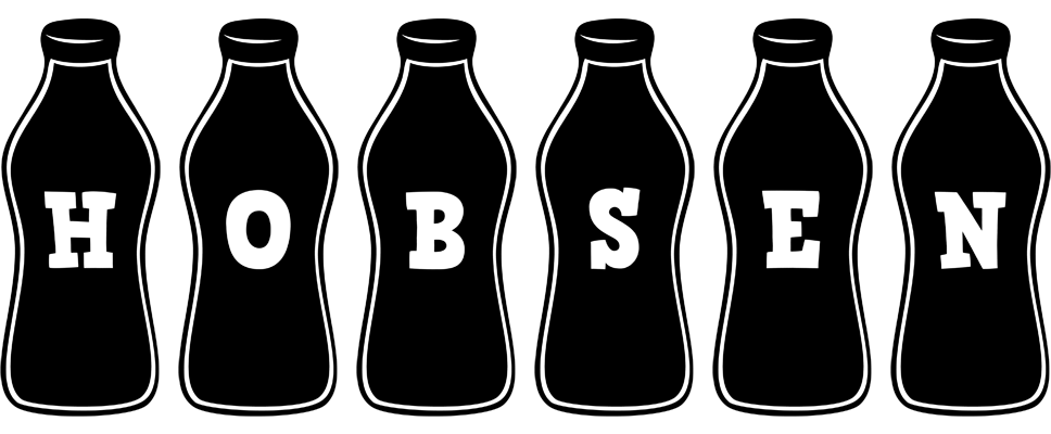 Hobsen bottle logo