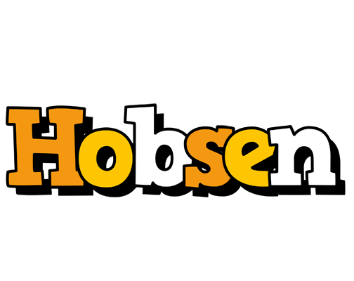 Hobsen cartoon logo