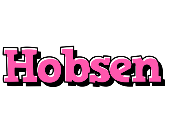 Hobsen girlish logo