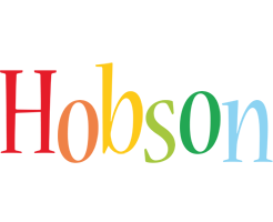 Hobson birthday logo