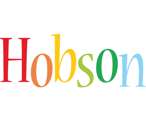 Hobson birthday logo