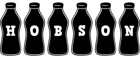 Hobson bottle logo