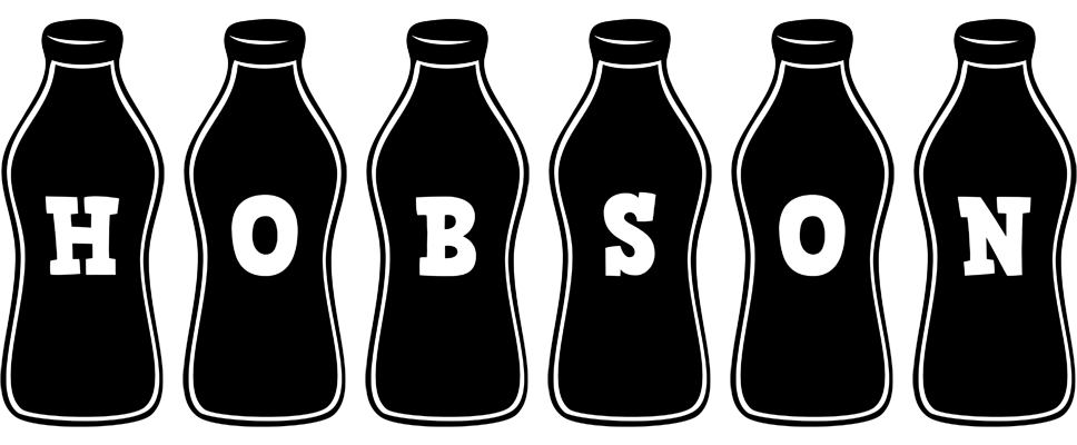 Hobson bottle logo