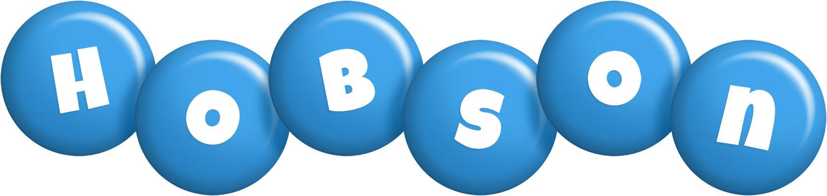 Hobson candy-blue logo