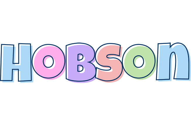 Hobson pastel logo