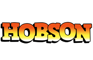 Hobson sunset logo