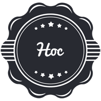 Hoc badge logo