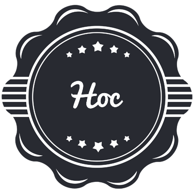 Hoc badge logo
