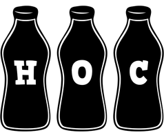 Hoc bottle logo