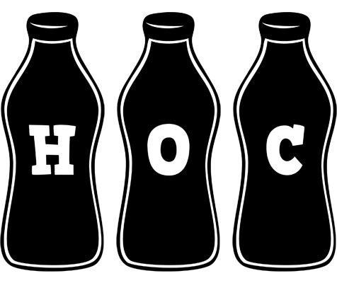 Hoc bottle logo