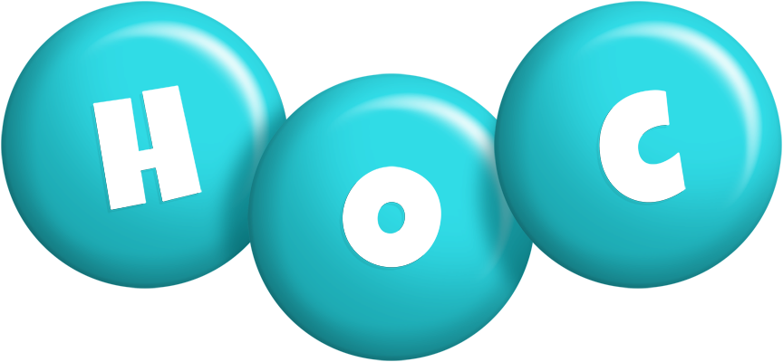 Hoc candy-azur logo