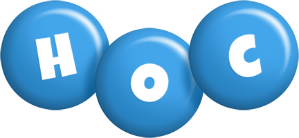 Hoc candy-blue logo