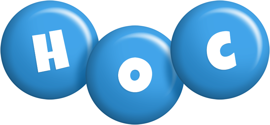 Hoc candy-blue logo