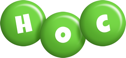 Hoc candy-green logo