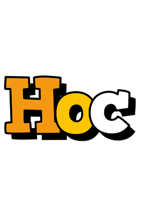 Hoc cartoon logo