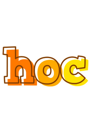 Hoc desert logo