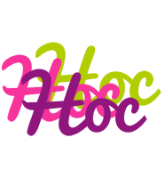 Hoc flowers logo