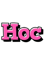 Hoc girlish logo