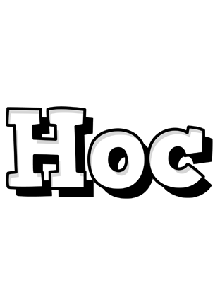 Hoc snowing logo